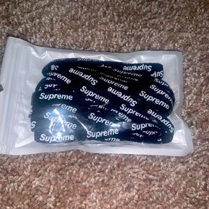 Supreme Shoelaces Black/White